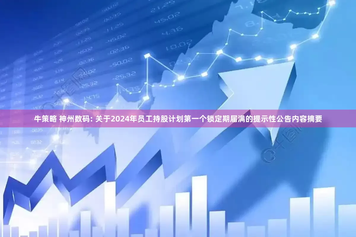 牛策略 神州数码: 关于2024年员工持股计划第一个锁定期届满的提示性公告内容摘要