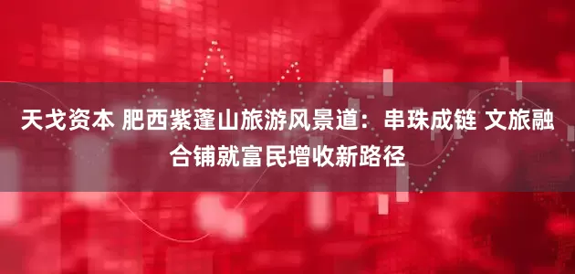天戈资本 肥西紫蓬山旅游风景道：串珠成链 文旅融合铺就富民增收新路径