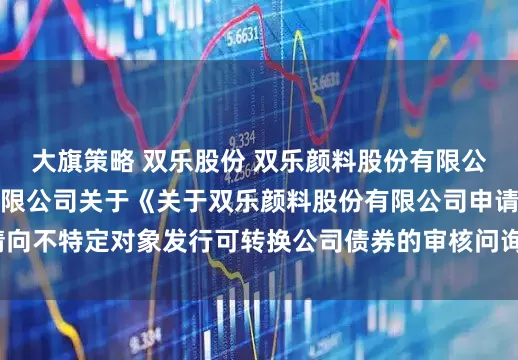 大旗策略 双乐股份 双乐颜料股份有限公司与浙商证券股份有限公司关于《关于双乐颜料股份有限公司申请向不特定对象发行可转换公司债券的审核问询函》的回复（修订稿）
